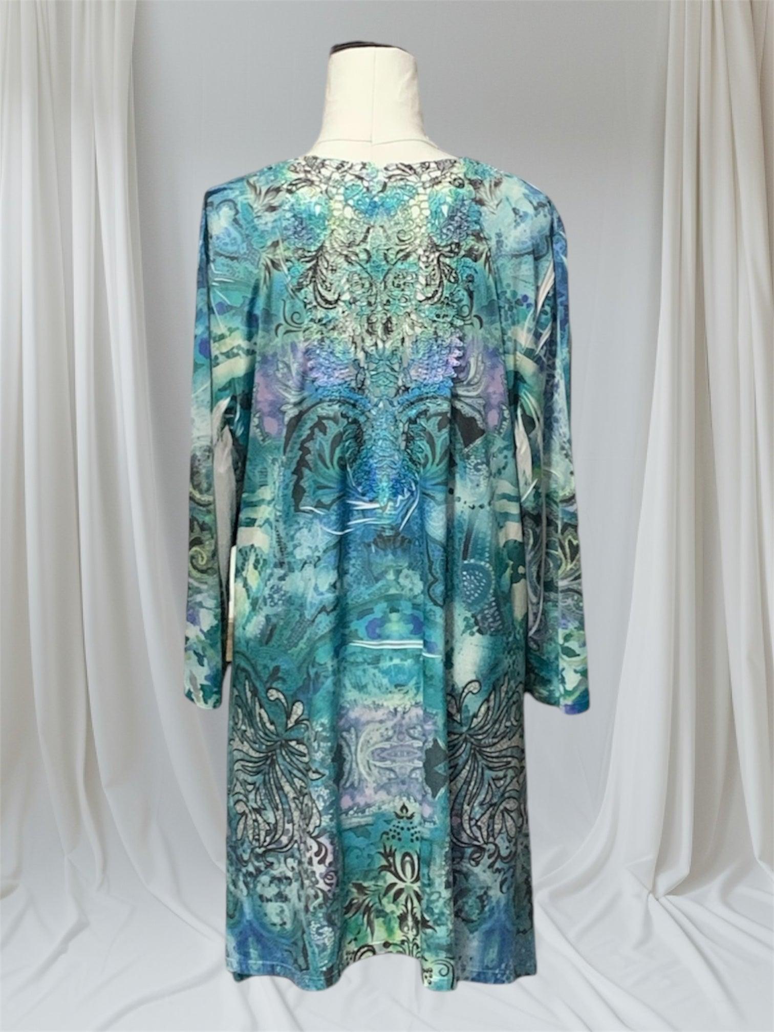 SEVEN SISTERS 3/4 Sleeve Top - Size Small